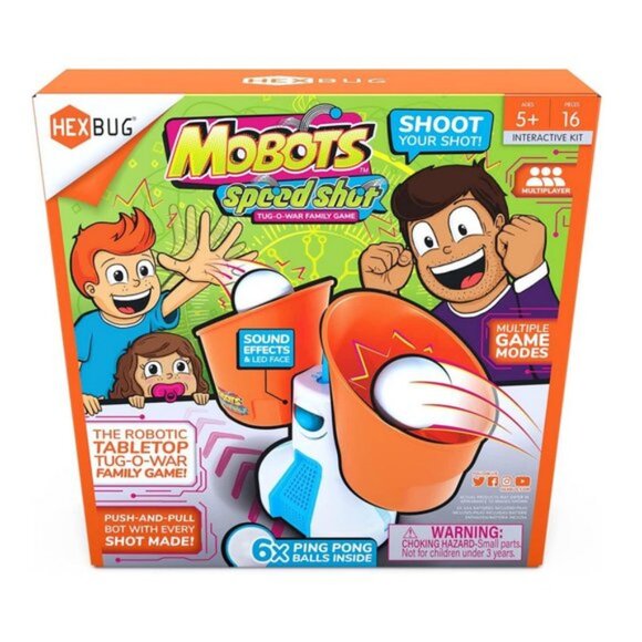 HEXBUG Mobots Speed Shot, Robot Tossing Game, Electronic Indoor Tabletop Toy - Picture 2 of 2